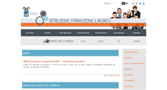 Desktop Screenshot of istruzioneformazionelavoro.it